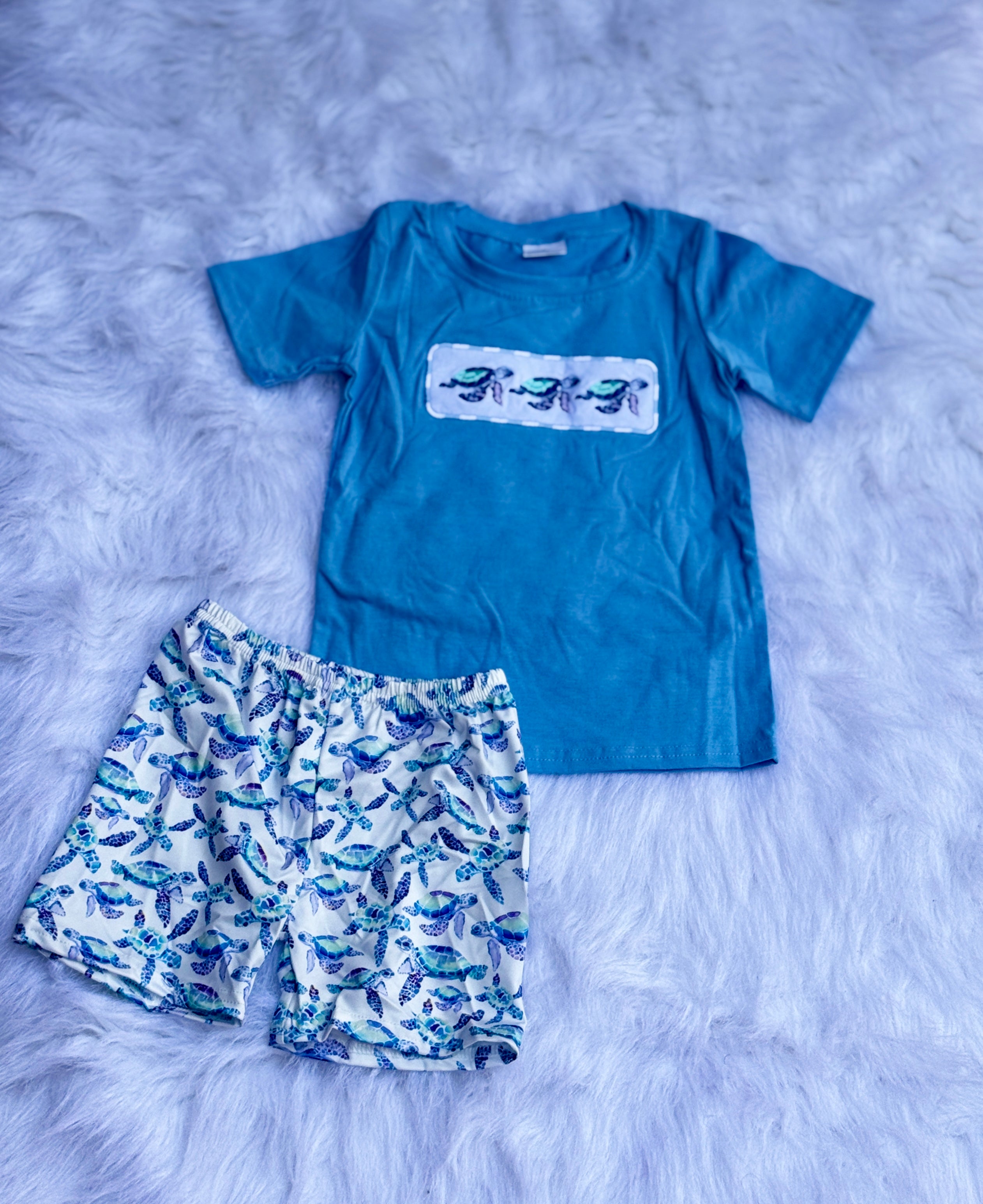 Sea Turtle Short Set